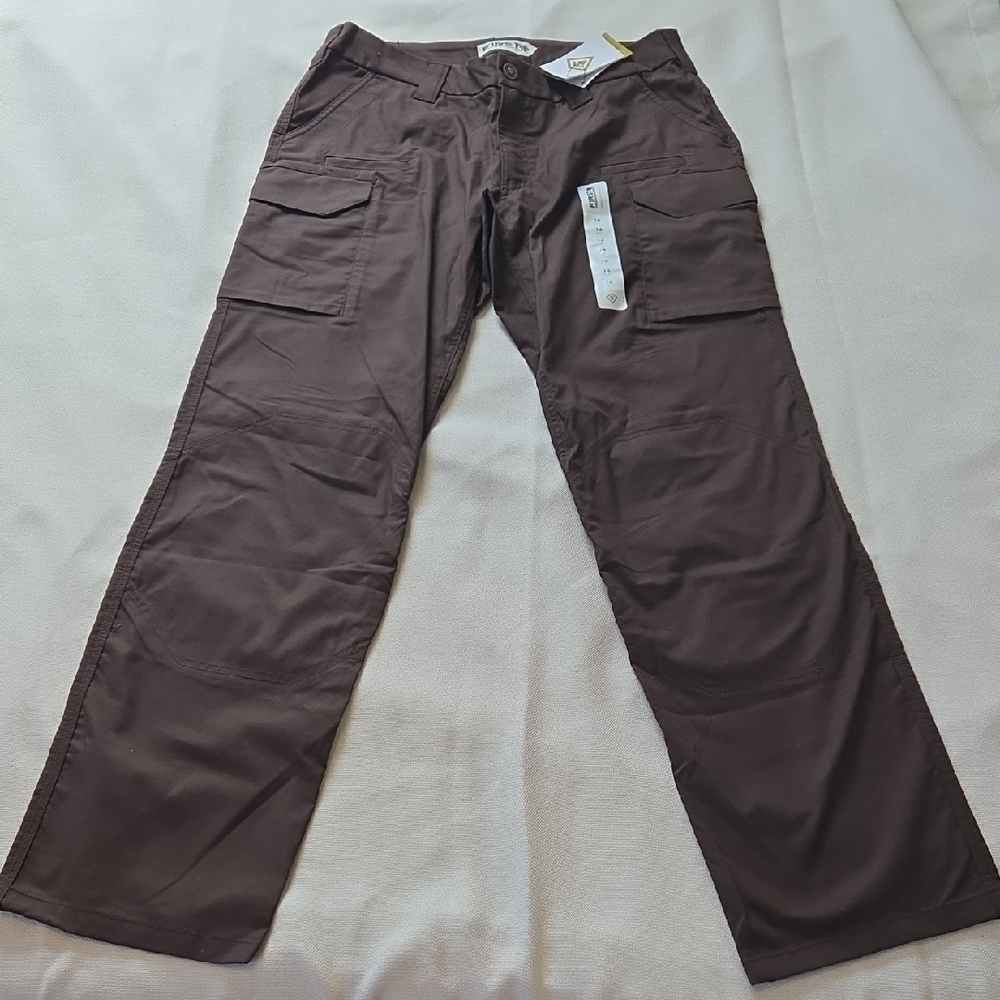 First Tactical Women's Kodiak Brown Cargo Pants 16 Tall NWTs